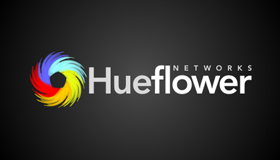 hue logo design, Hue flower logo