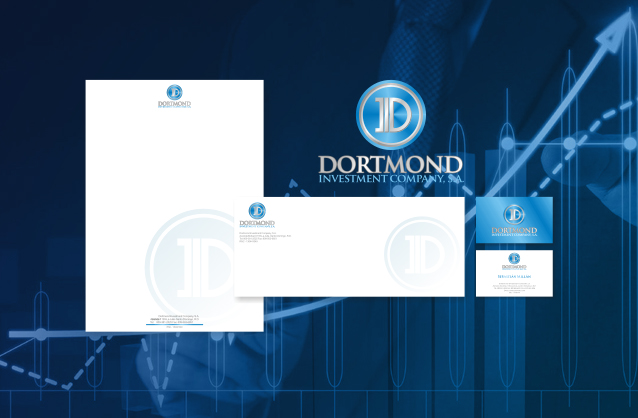 investment logo design, Dortmond logo