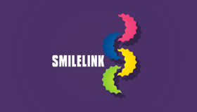 link logo design, moon logo, Smile logo