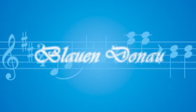 stave logo design, stave logo, music logo, blauen Donau logo, the blue Danube logo