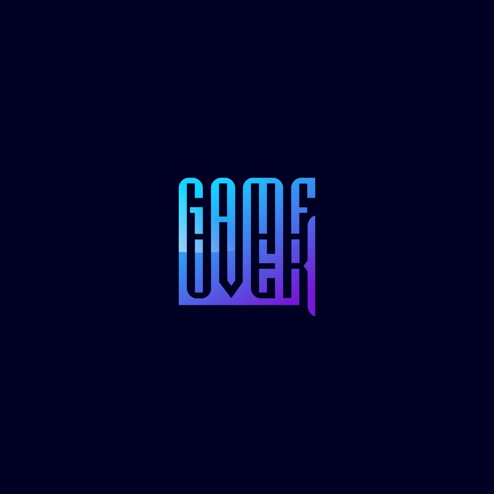 Video game logo design, Text-based logo.