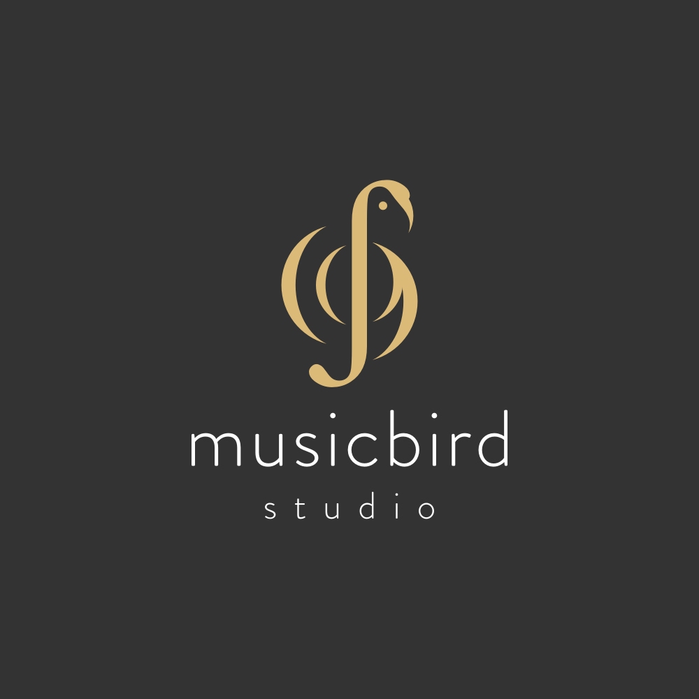 Music production logo, Records logo design, Musical Symbol logo design.