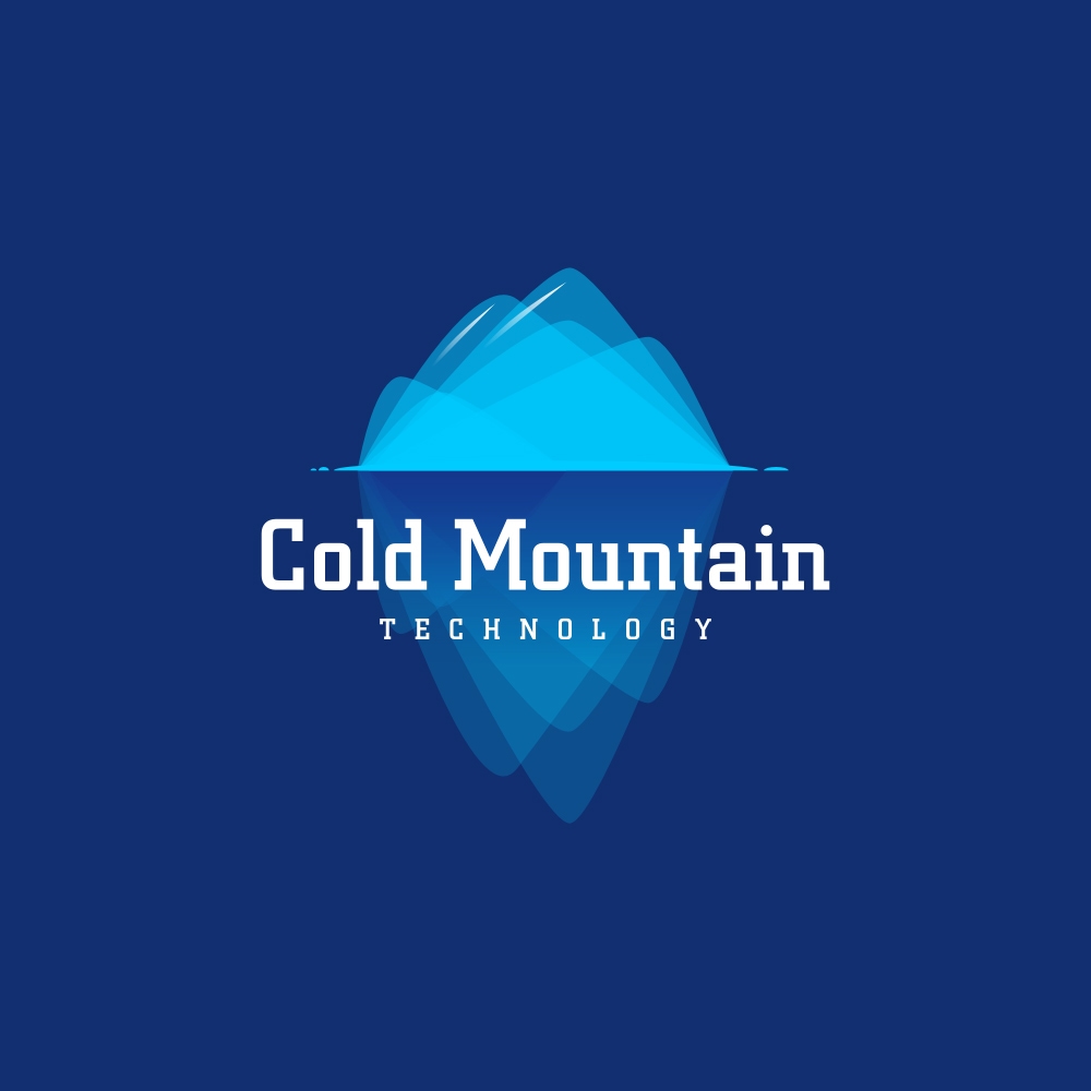 Cool high-tech logo, Iceburg logo design
